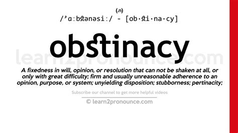 Obstinacy in Tagalog.
